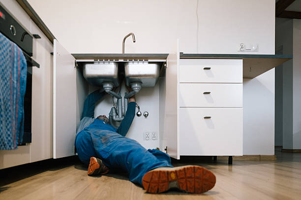 Professional Drain Cleaning technician working in Front Royal, VA